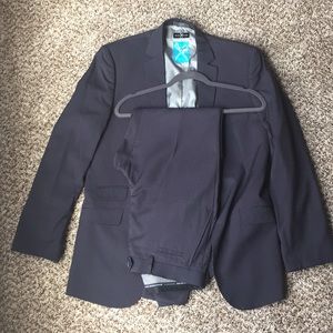 Navy blue Marc Ecko pin stripe Suit(slim fit)